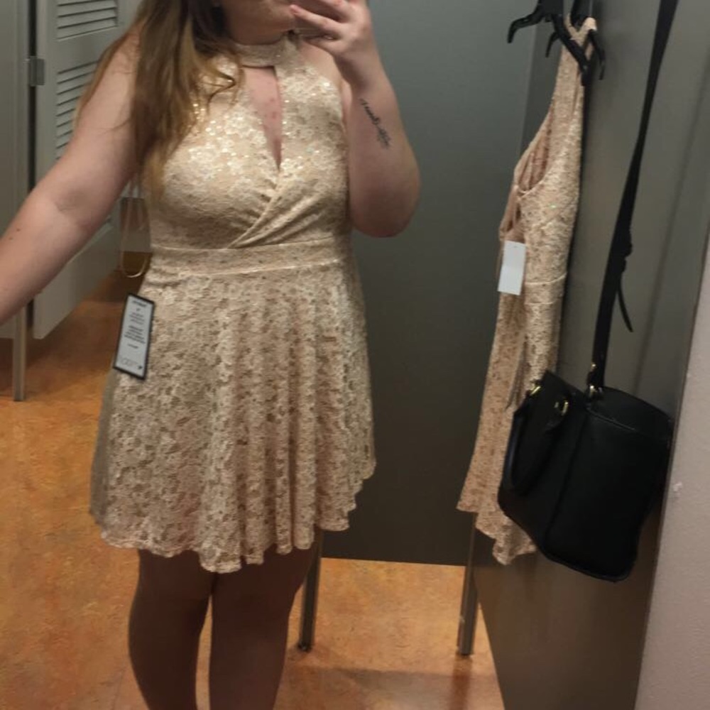 Plus size cocktail dress